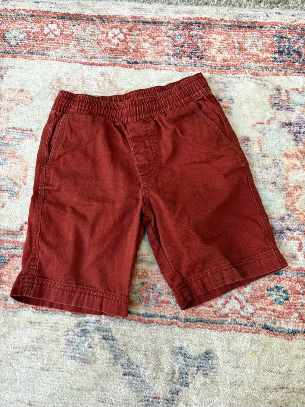 Tea Collection 100% Cotton Shorts Red‎ Pockets Boy Size 4